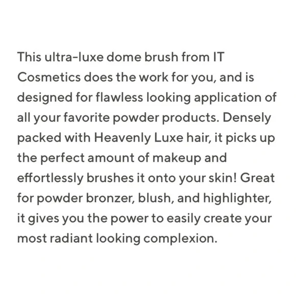 New IT Cosmetics Heavenly Luxe Radiance   Brush #14 - Picture 5 of 9